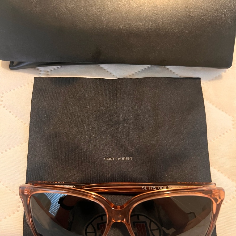 Saint Laurent Pink Sunglasses